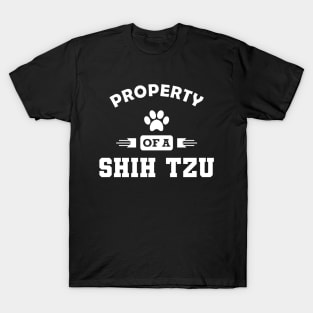 Shih Tzu Dog - Property of a shih tzu T-Shirt